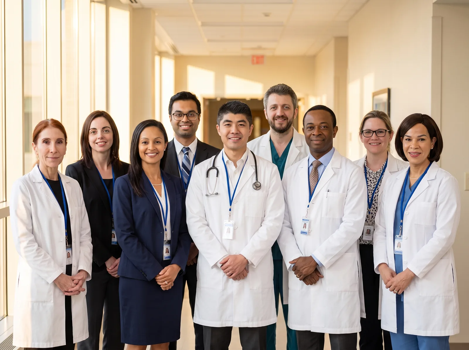 Dr. Peter Jian with the Journey Medical Group physicians and nurse practitioners